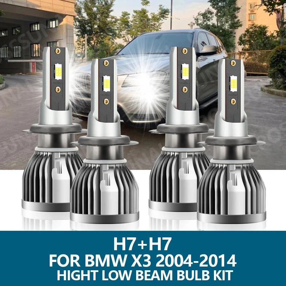 Roadsun  LED Ʈ,  ð ý, BMW X3 2004 2005 2006 2007 2008 2009 2010 2011 2012 2013 2014, 26000LM, H7, 4 